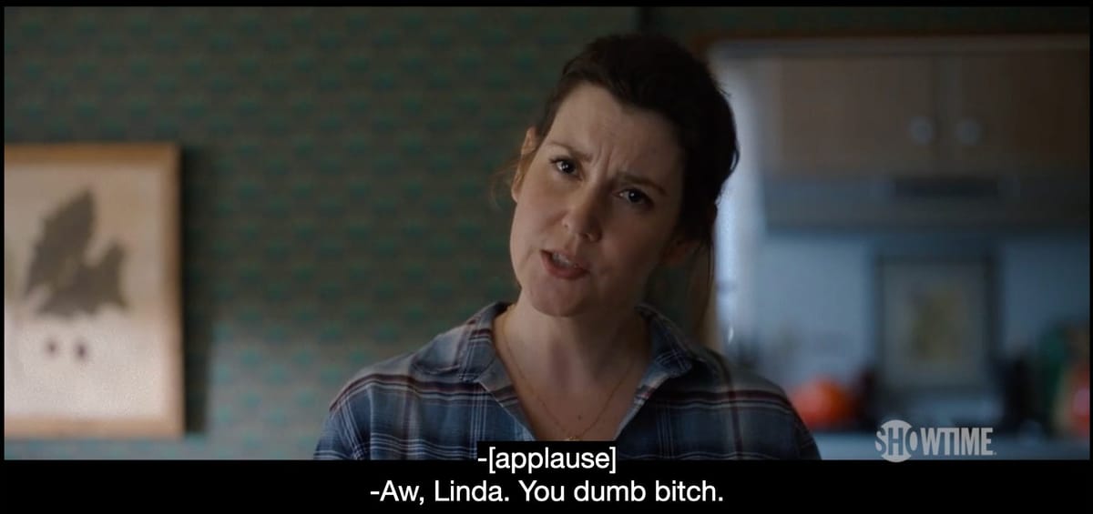 Melanie Lynskey in Yellowjackets. 